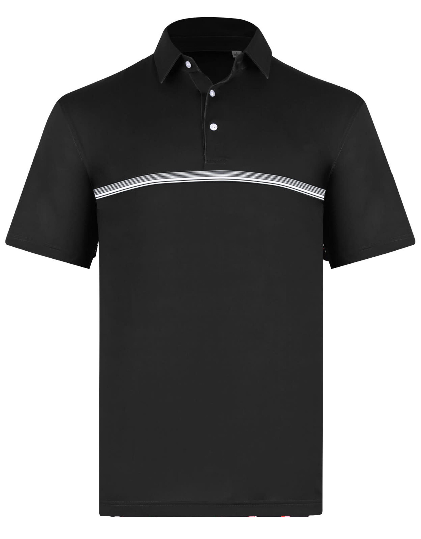 PURDUE GOLF COLLECTION PGC HAMILTON STRIPE POLO