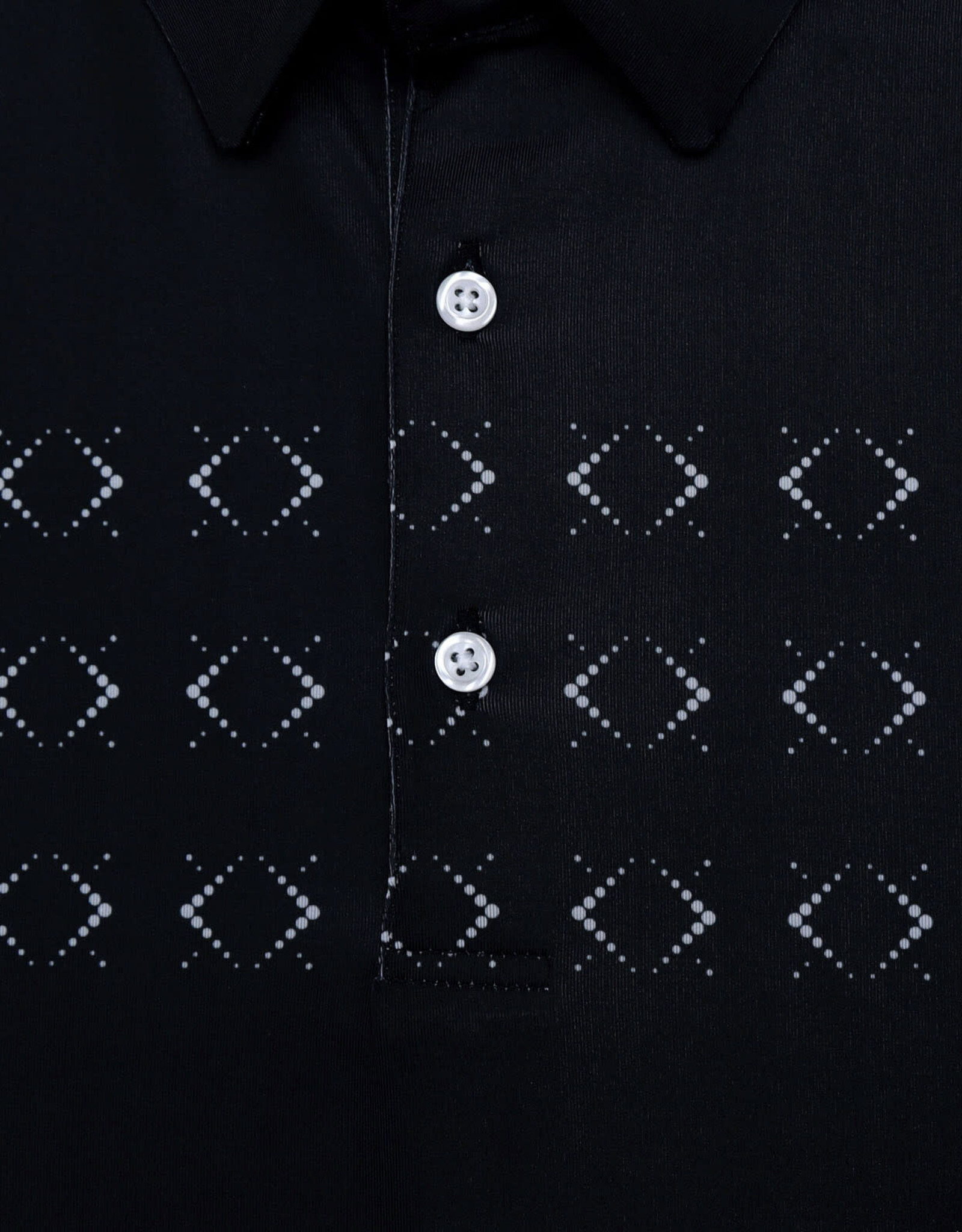 PURDUE GOLF COLLECTION PGC JUSTIN DOT ARGYLE ECOTEC POLO