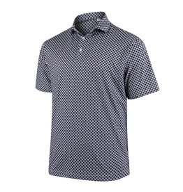 PURDUE GOLF COLLECTION PGC THE PANTHEON PRINT POLO