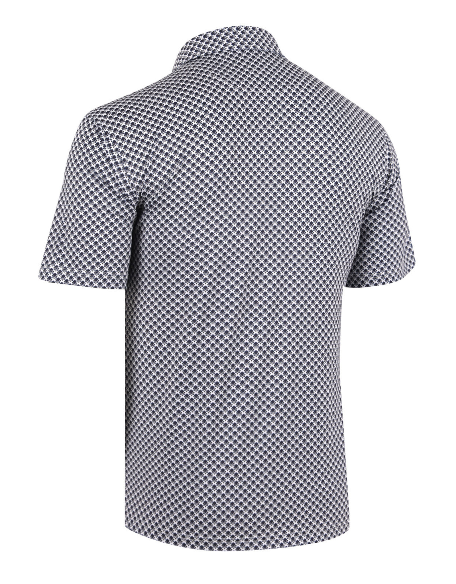 PURDUE GOLF COLLECTION PGC THE PANTHEON PRINT POLO