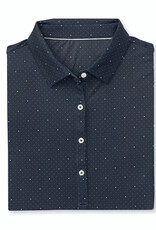 PURDUE GOLF COLLECTION PGC WOMEN'S SKYWALKER DOT ECOTEC POLO