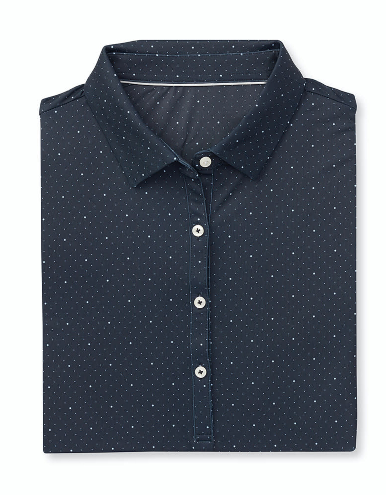 PURDUE GOLF COLLECTION PGC WOMEN'S SKYWALKER DOT ECOTEC POLO