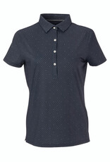 PURDUE GOLF COLLECTION PGC WOMEN'S SKYWALKER DOT ECOTEC POLO
