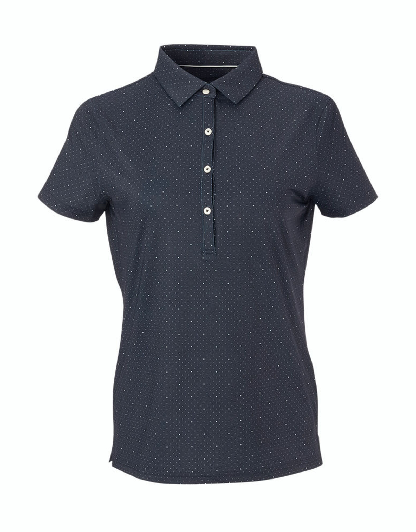 PURDUE GOLF COLLECTION PGC WOMEN'S SKYWALKER DOT ECOTEC POLO