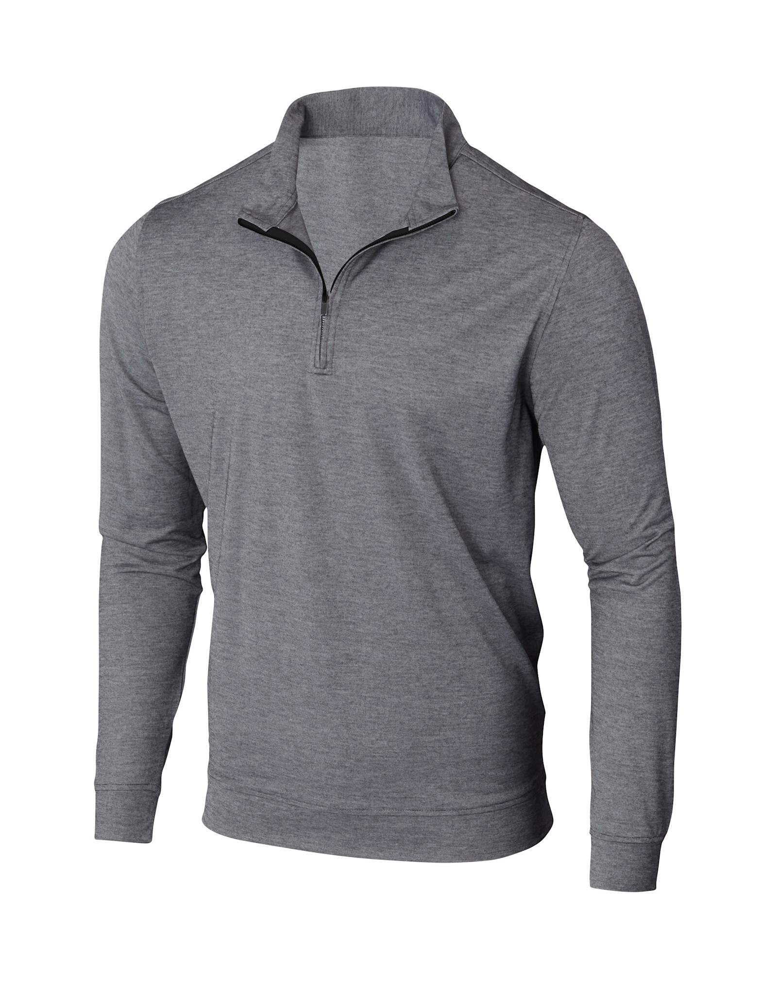 PURDUE GOLF COLLECTION PGC BUTTER STRIPE 1/2 ZIP