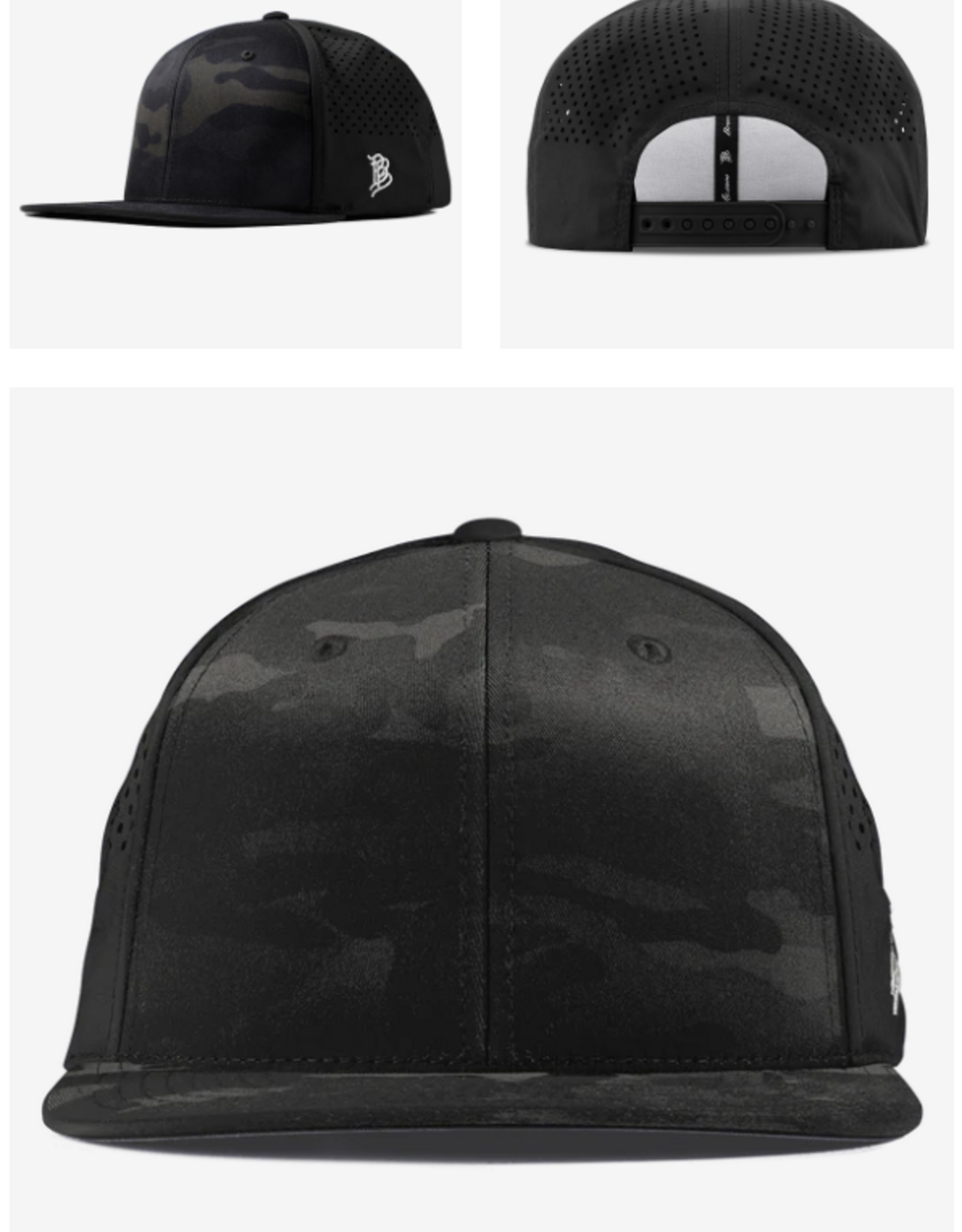 BRANDED BILLS BB FLAT-BILL PERFORMANCE HAT