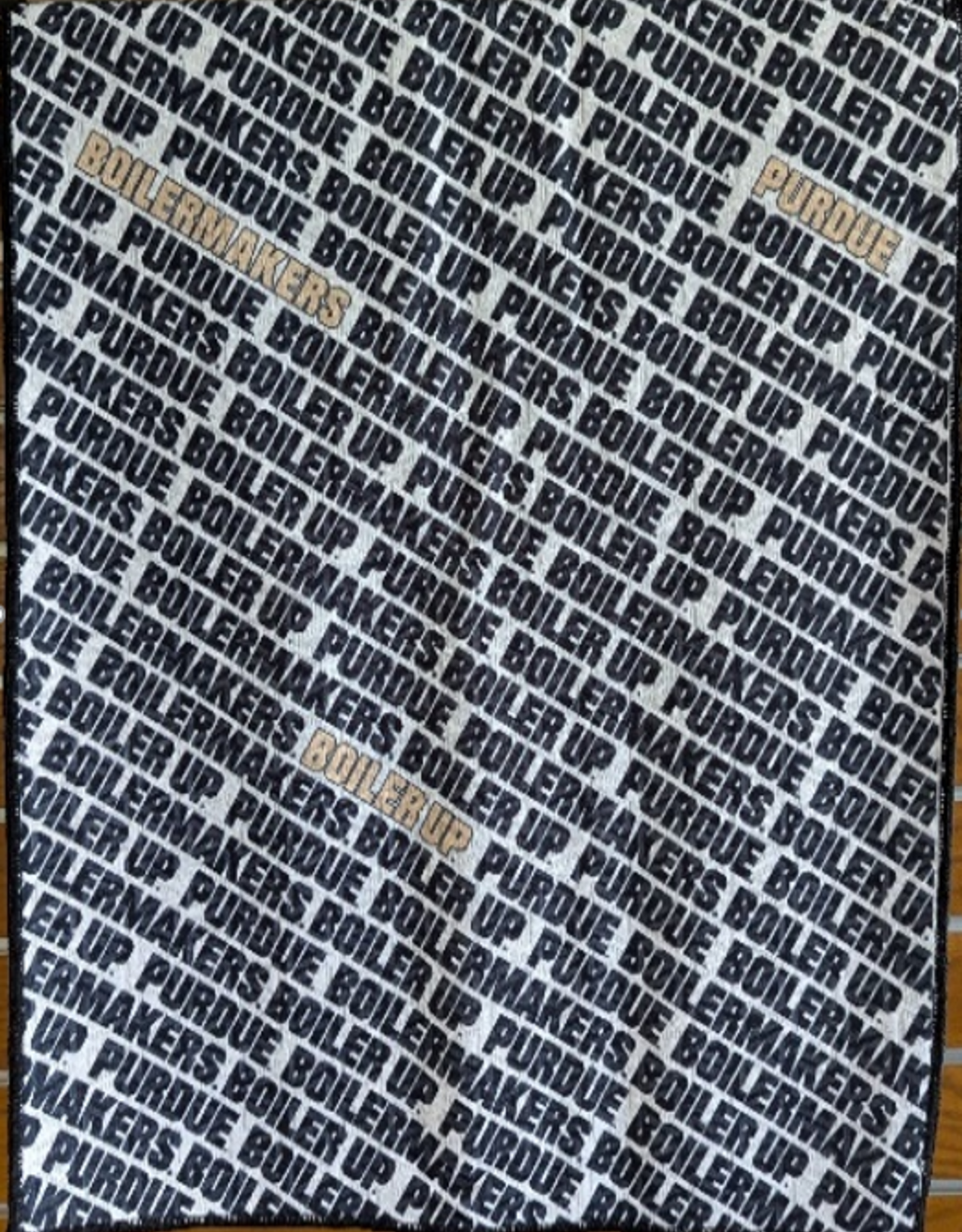 AHEAD AHEAD PURDUE BLOCK TEXT TOWEL