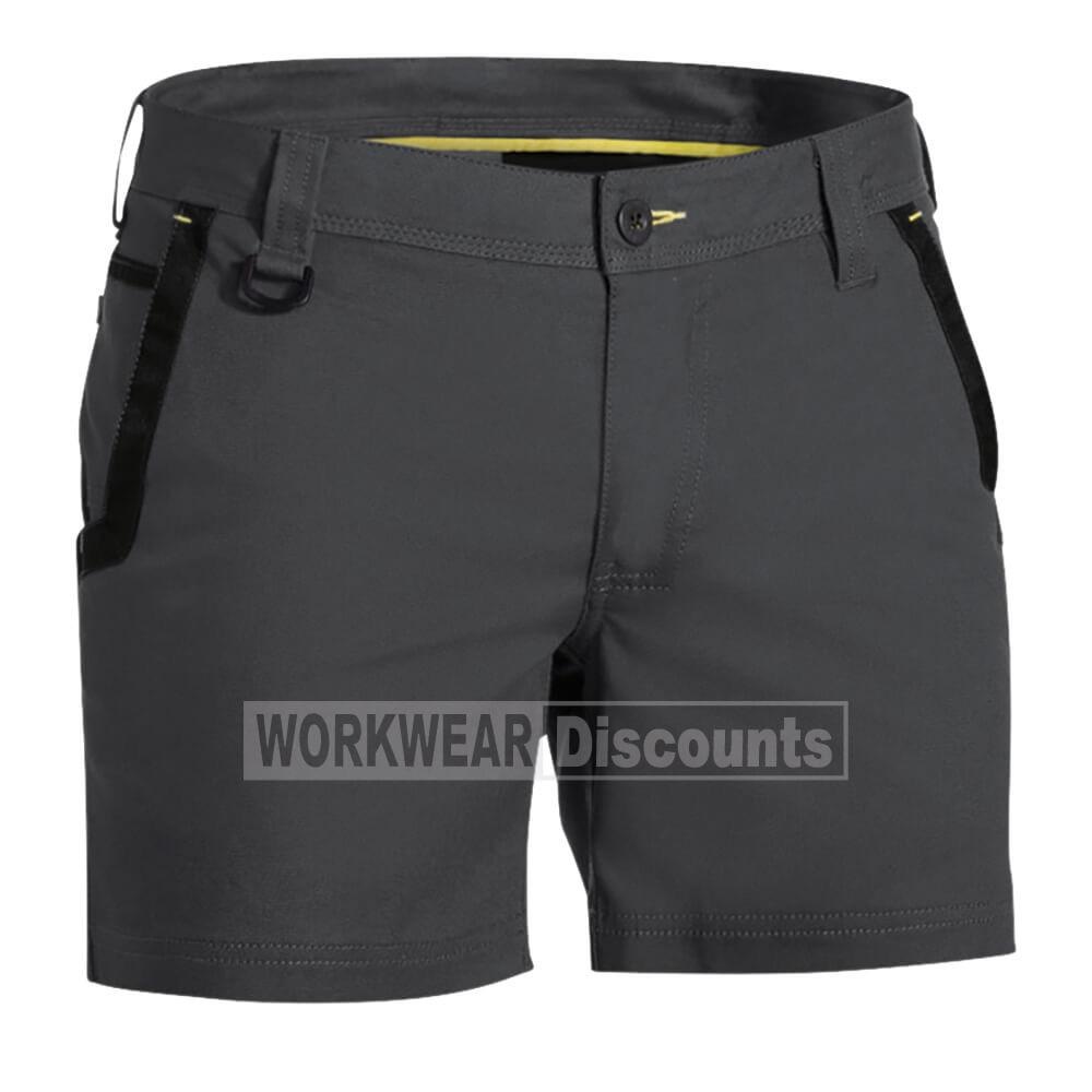 Bisley BSH1131 Flex and Moveâ¢ Stretch Short Shorts - Workwear Discounts