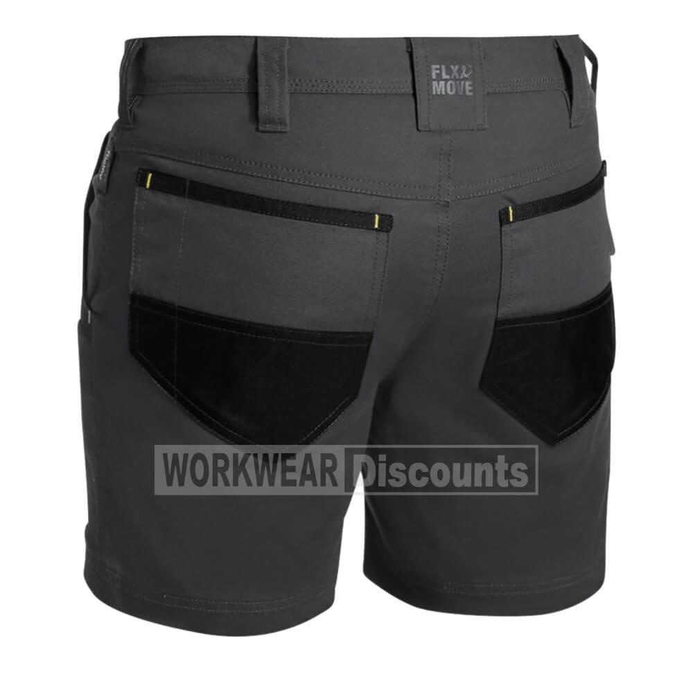 Bisley BSH1131 Flex and Moveâ¢ Stretch Short Shorts - Workwear Discounts