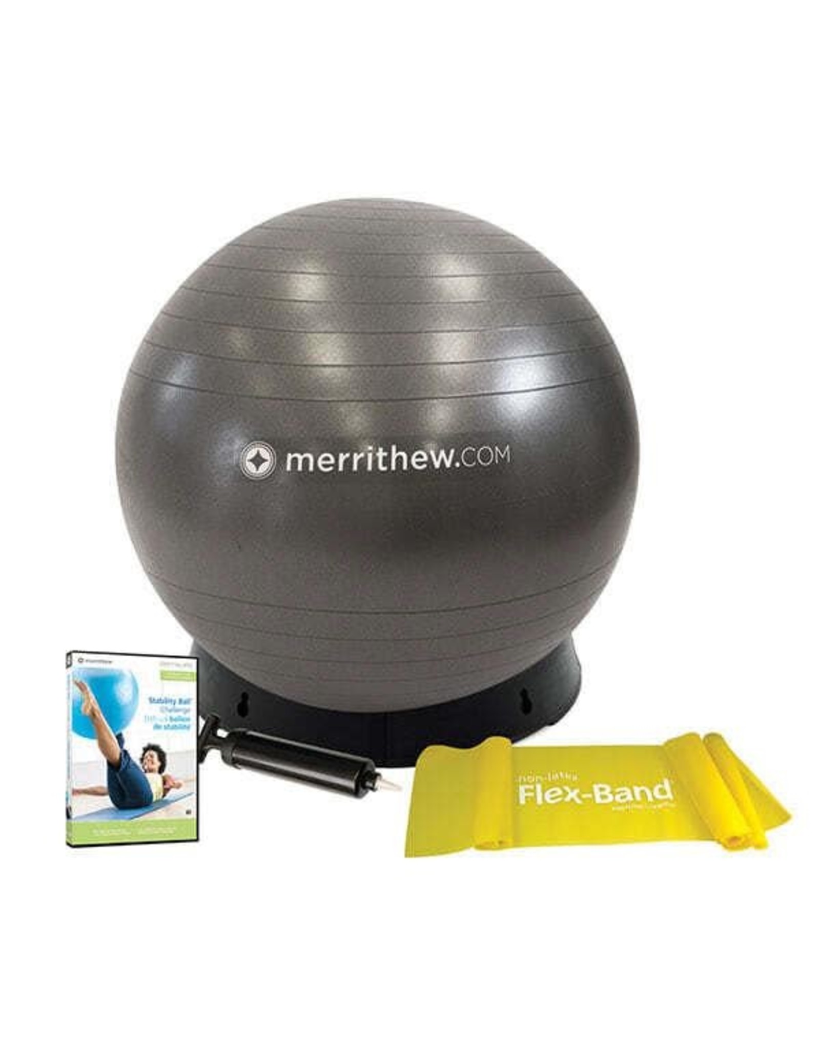 MERRITHEW Stability Ball with Base Bundle