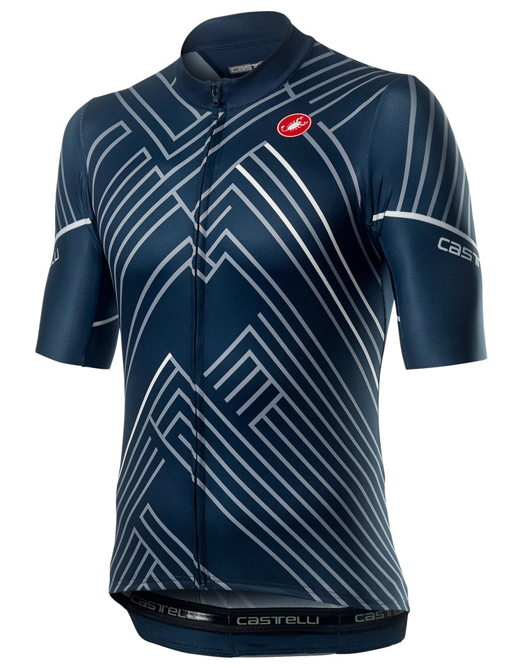 Castelli Castelli Maillot Passo Bleu Foncé