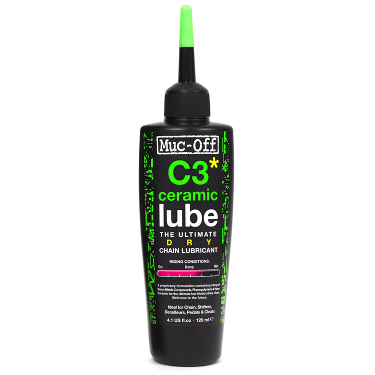 Muc-Off Muc-Off, Lubrifiant Ceramic Dry, 120ml avec UV Torch