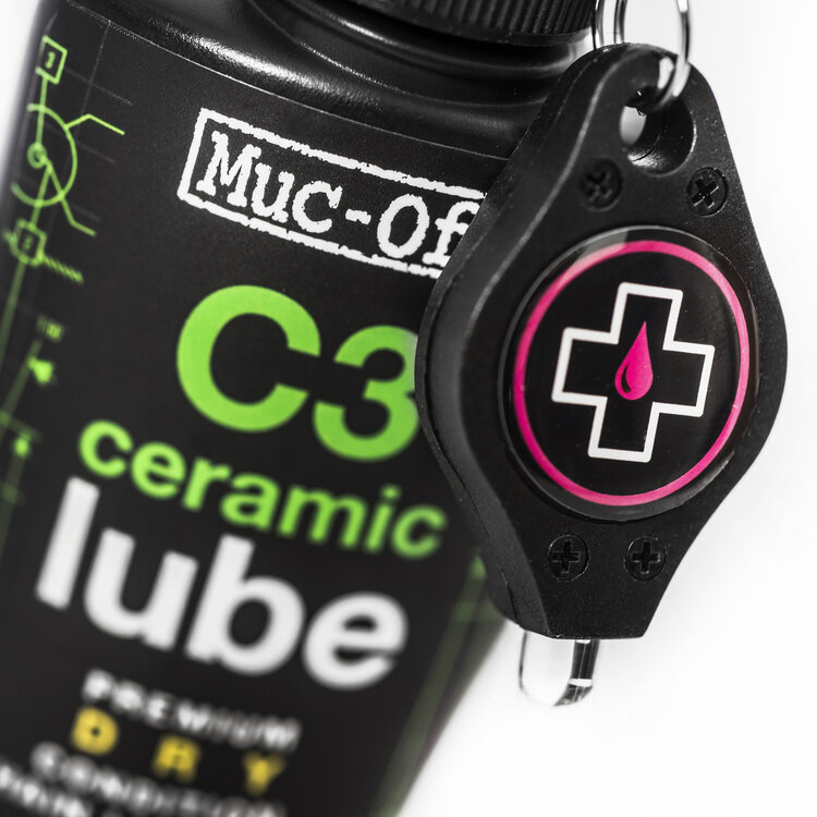 Muc-Off Muc-Off, Lubrifiant Ceramic Dry, 120ml avec UV Torch