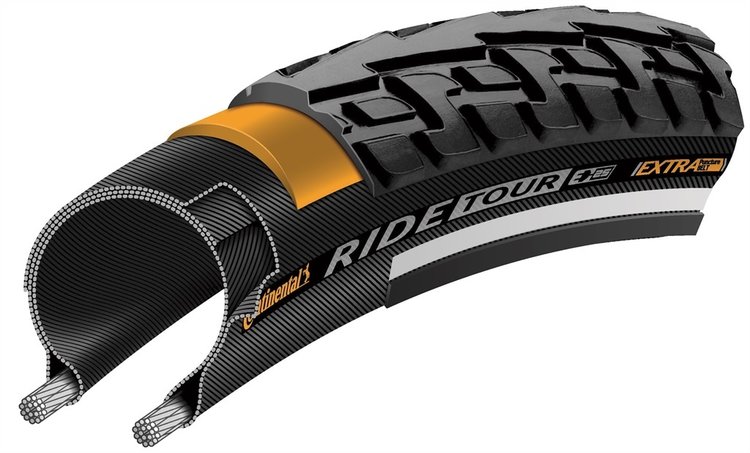 Continental Continental Ride Tour 12 X 2.5 Rigide Noir (62-203)