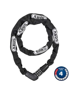 Abus Abus, Steel-O-Chain 5805C Chaîne avec serrure à combinaison, 5mm x 75cm (5mm x 2.5'), Noir