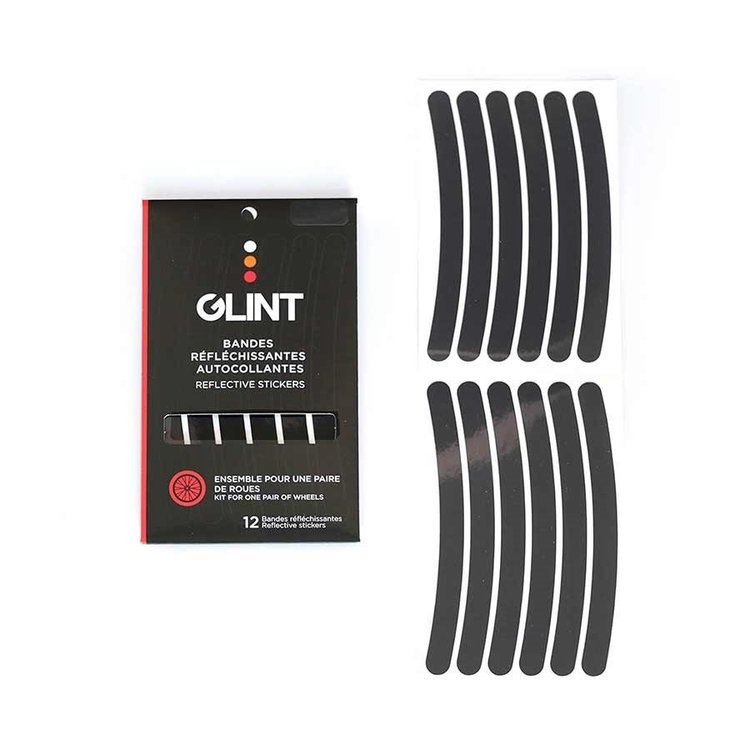 GLINT Reflective GLINT Reflective, Ensemble pour roues, Noir, Kit