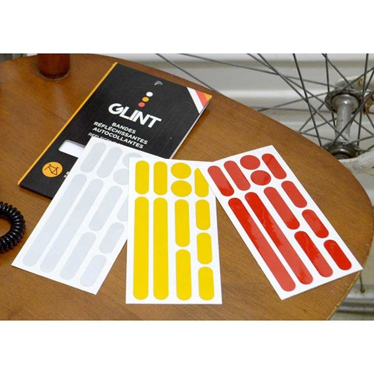 GLINT Reflective GLINT Reflective, Ensemble pour cadre 3 couleurs, Blanc/Jaune/Rouge, Kit