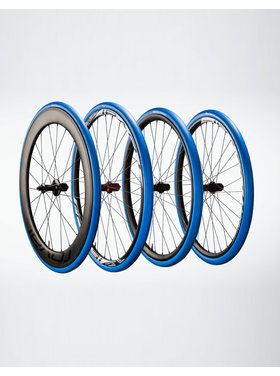 Tacx Tacx Pneu d'Entraînement Bleu Pliable 60TPI
