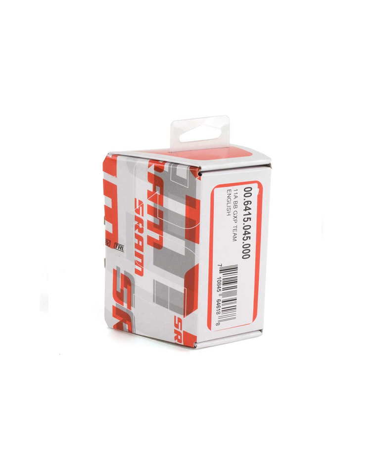 SRAM, GXP Team, Jeu de pédalier GXP, BSA, 68/73mm, 24/22mm, Acier, Argent, 00.6415.045.000