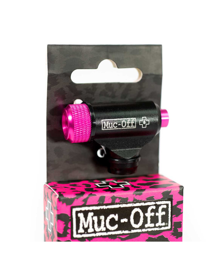Muc-Off Muc-Off, Détendeur CO2 25g VTT, Avec filets, Presta, Schrader, Kit
