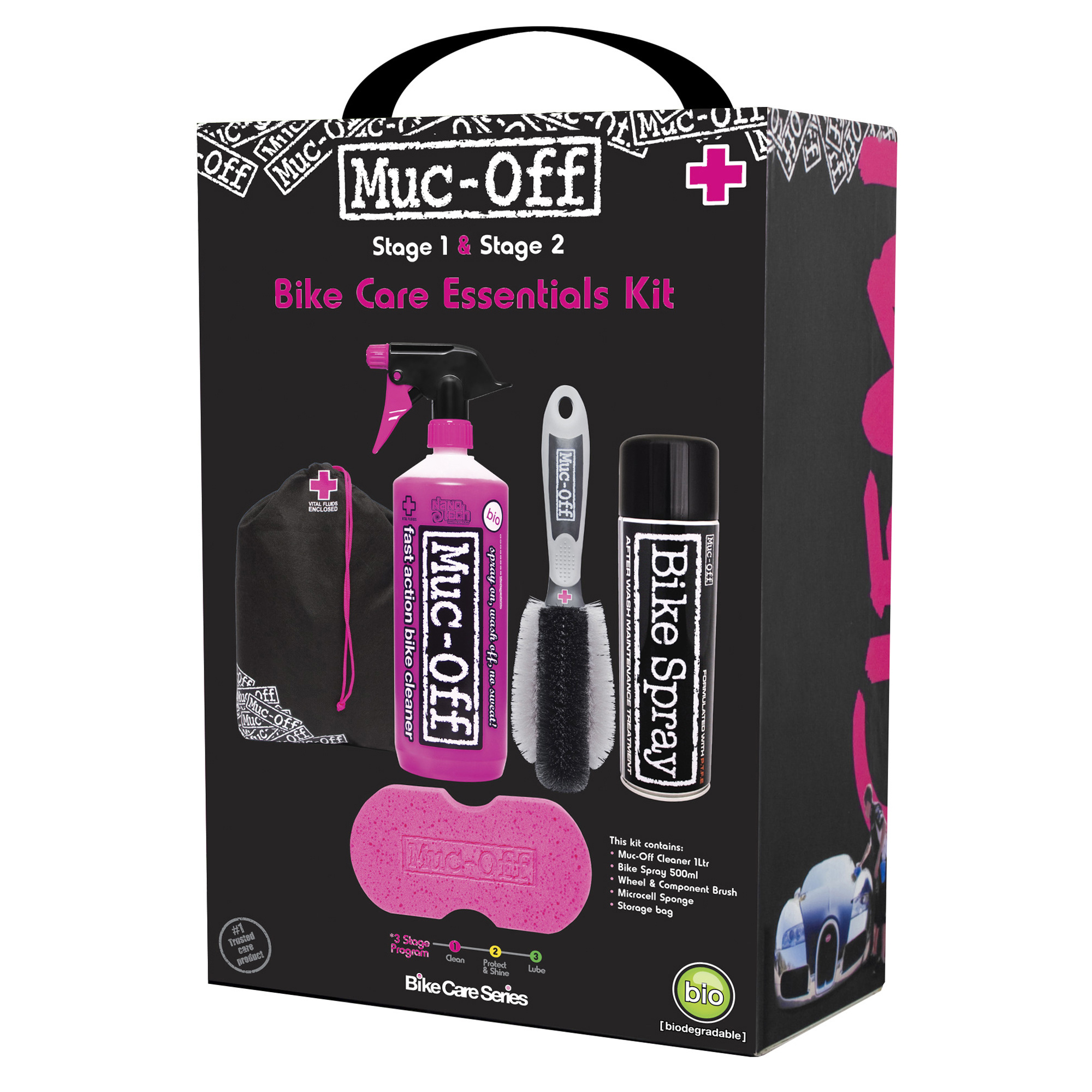 MucOff, Trousse de nettoyage/lubrification Bike Essential Vélo 2000