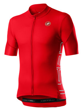 Castelli Castelli Maillot Entrata V Rouge