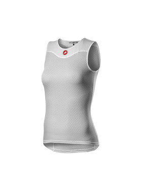 Castelli Maillot Femme Pro Issue 2 Sans Manche Blanc