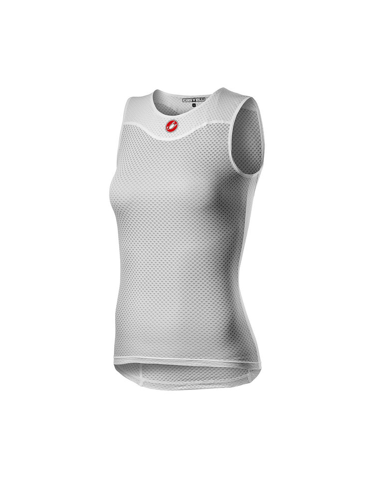 Castelli Maillot Femme Pro Issue 2 Sans Manche Blanc