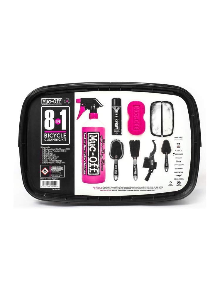 Muc-Off Muc-Off, 8-in-1, Trousse de nettoyage de vélo