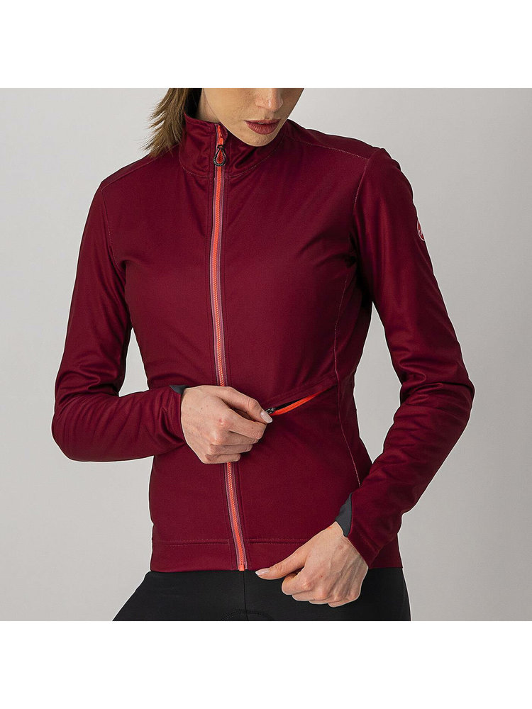 Castelli Castelli Manteau Femme GO Rouge / Rose