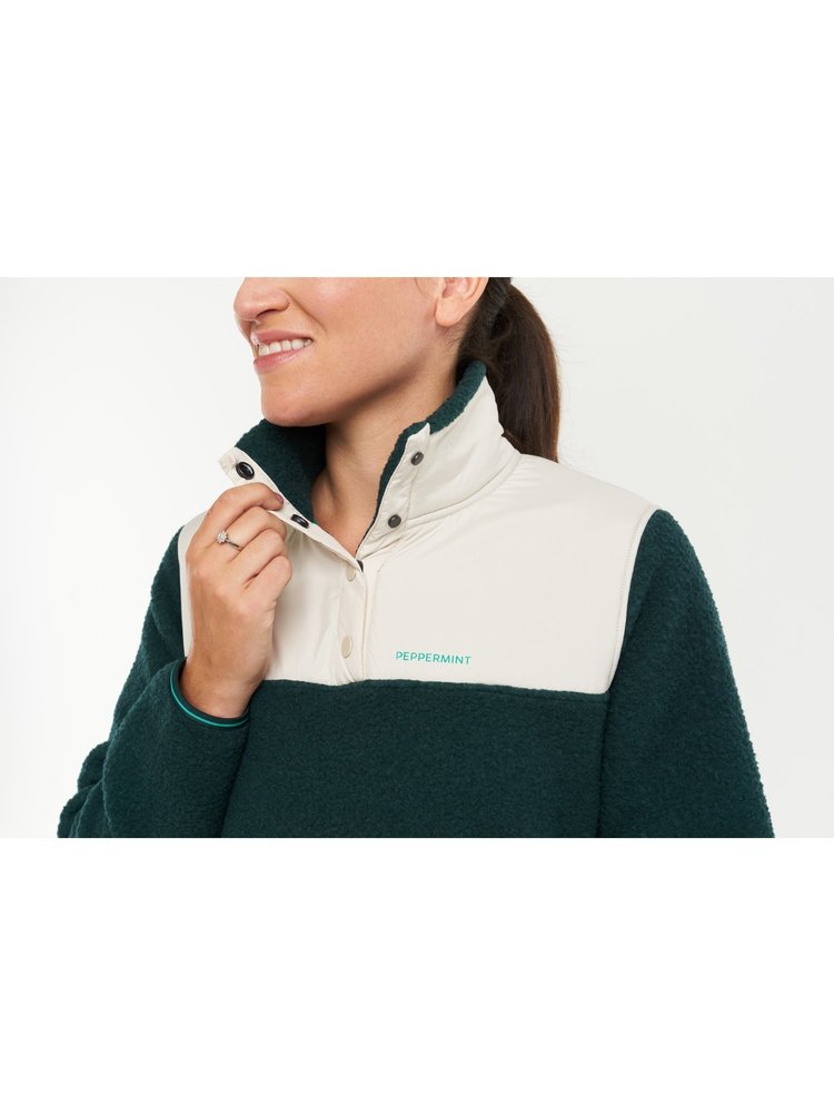 Peppermint Peppermint Chandail Sherpa Vert