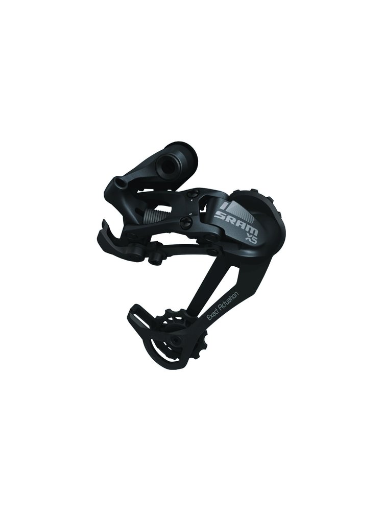 Dérailleur Arrière SRAM X5 9 Vitesses - Cage Longue, Couleur Noire - Pour VTT - Aluminium - Amélioration Fiable