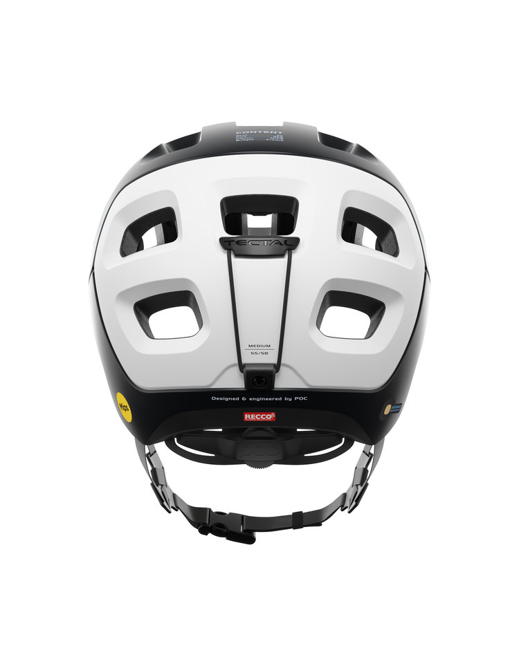 POC POC Casque Tectal Race MIPS - Noir / Blanc Mat -