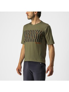 Castelli Castelli T-Shirt Trail Tech Vert / Gris