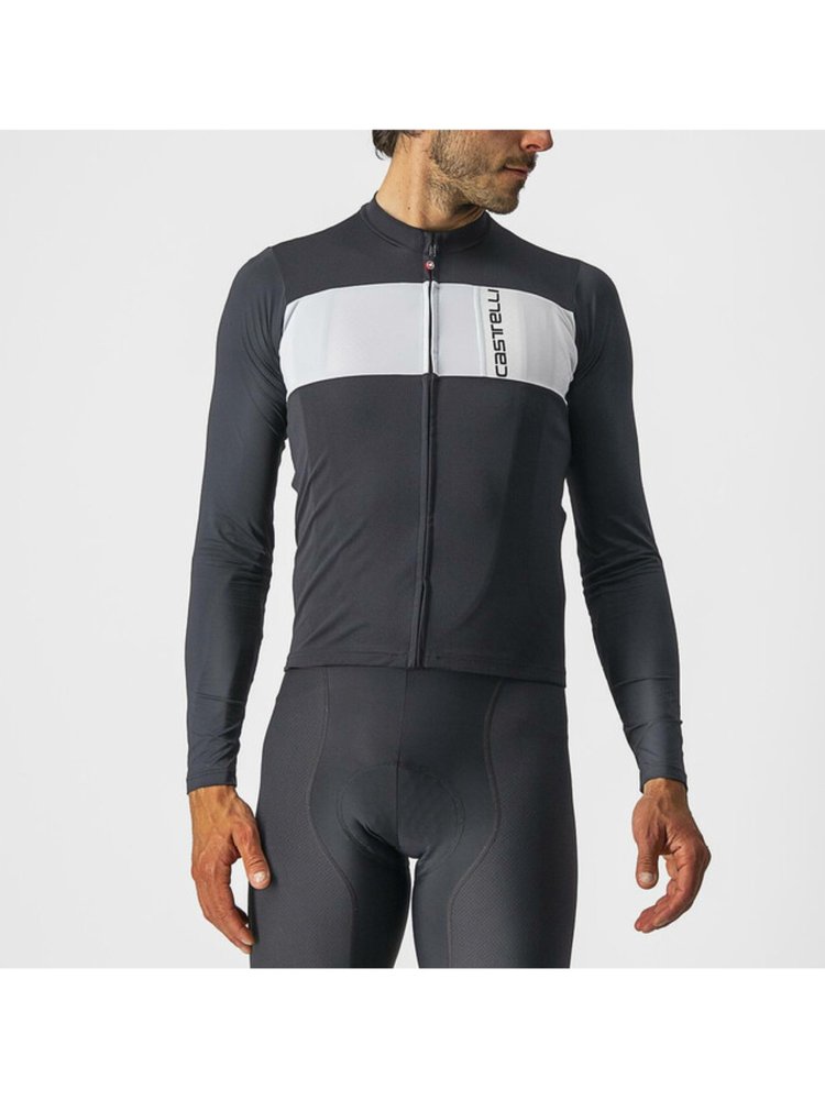 Castelli Castelli Maillot Prologo 7 (Manches Longues) Noir / Gris