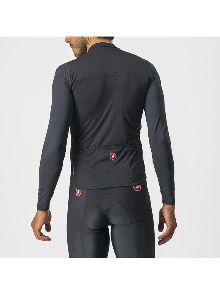 Castelli Castelli Maillot Prologo 7 (Manches Longues) Noir / Gris