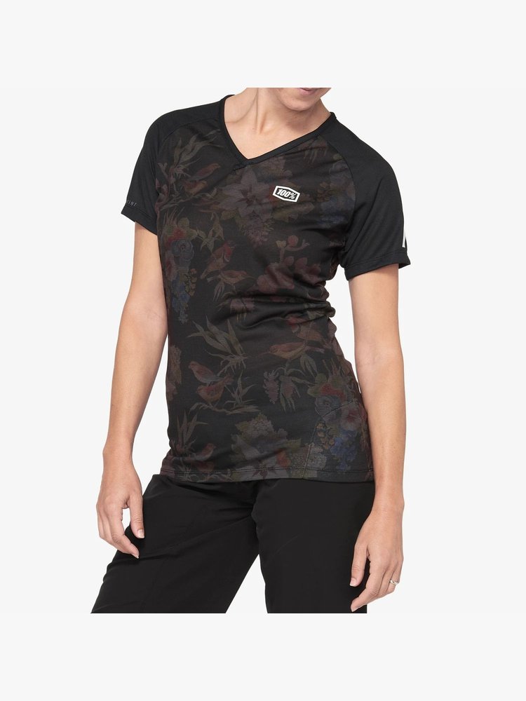 100 Percent 100% Maillot Femme "Airmatic" Noir Floral