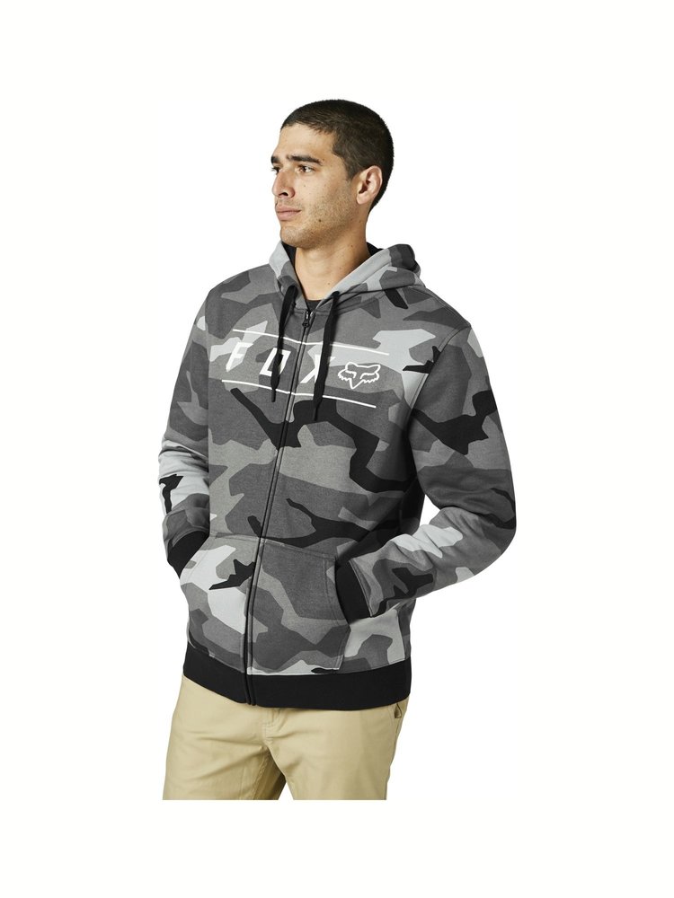 Fox Fox Hoodie Pinnacle Zip  - Camo Noir