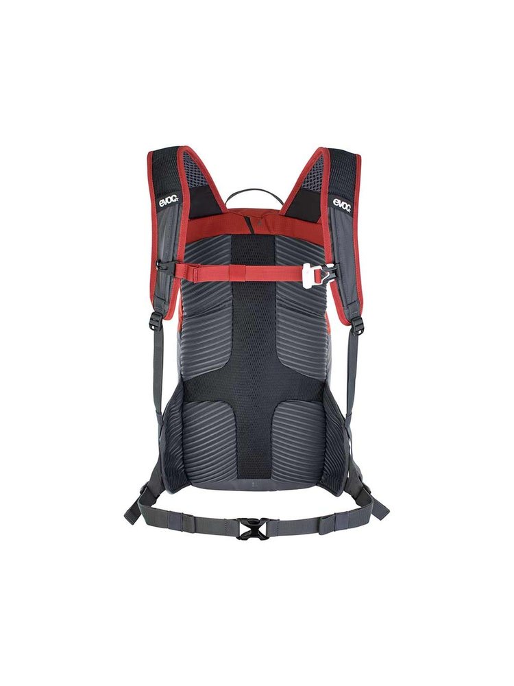 EVOC EVOC, Ride 12, Sac d'hydratation, Volume: 12L, Réservoir: Inclus (2L), Rouge Chili/Gris Carbone