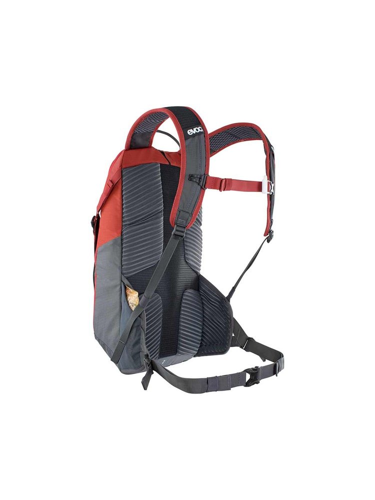 EVOC EVOC, Ride 12, Sac d'hydratation, Volume: 12L, Réservoir: Inclus (2L), Rouge Chili/Gris Carbone