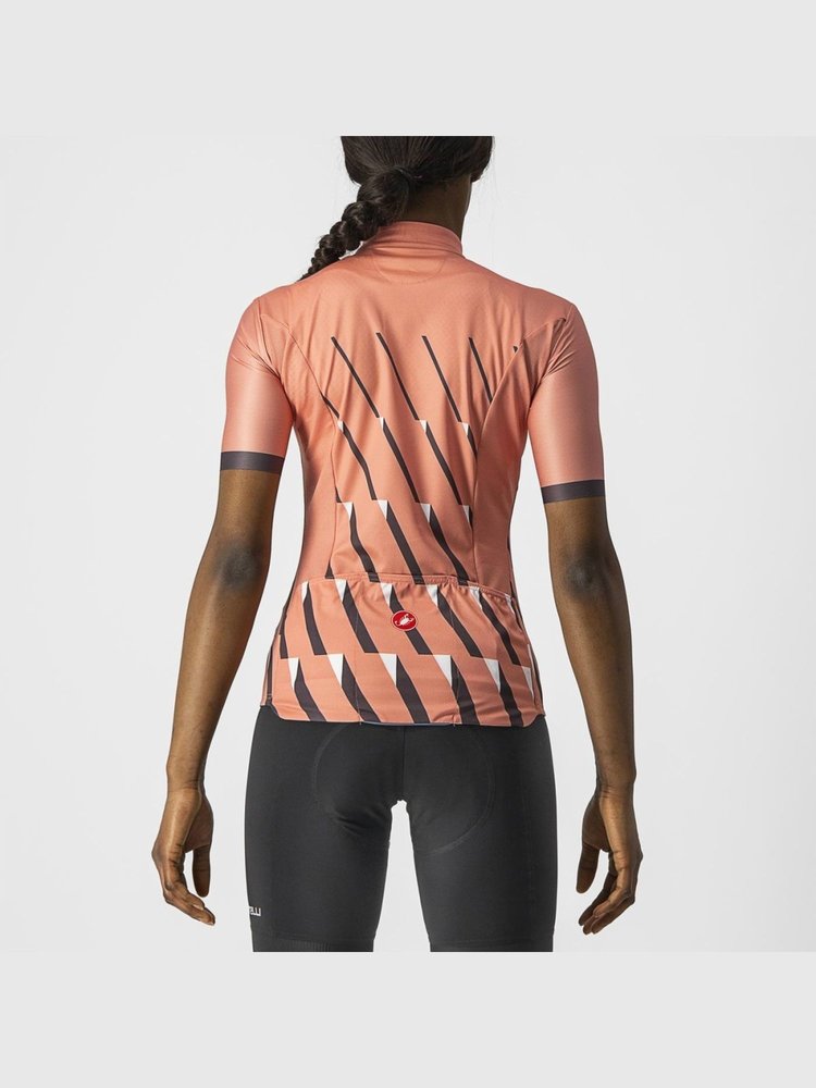 Castelli Castelli Maillot Femme Pendio Rose / Gris