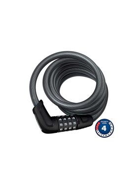 Abus Abus, Tresor 6512C, Câble avec serrure à combinaison à 4 chiffres, 12mm x 180cm (12mm x 5.9')