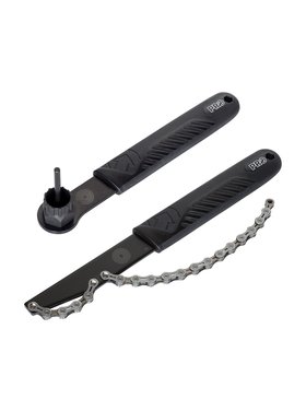 Shimano PRO Ensemble d'Outil pour Cassette (Fouet et Adaptateur)