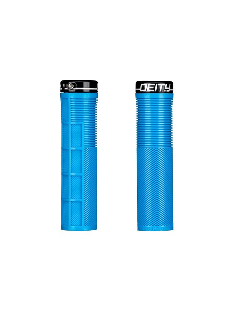 Deity Deity, Knuckleduster, Poignées, 132mm, Bleu, Paire