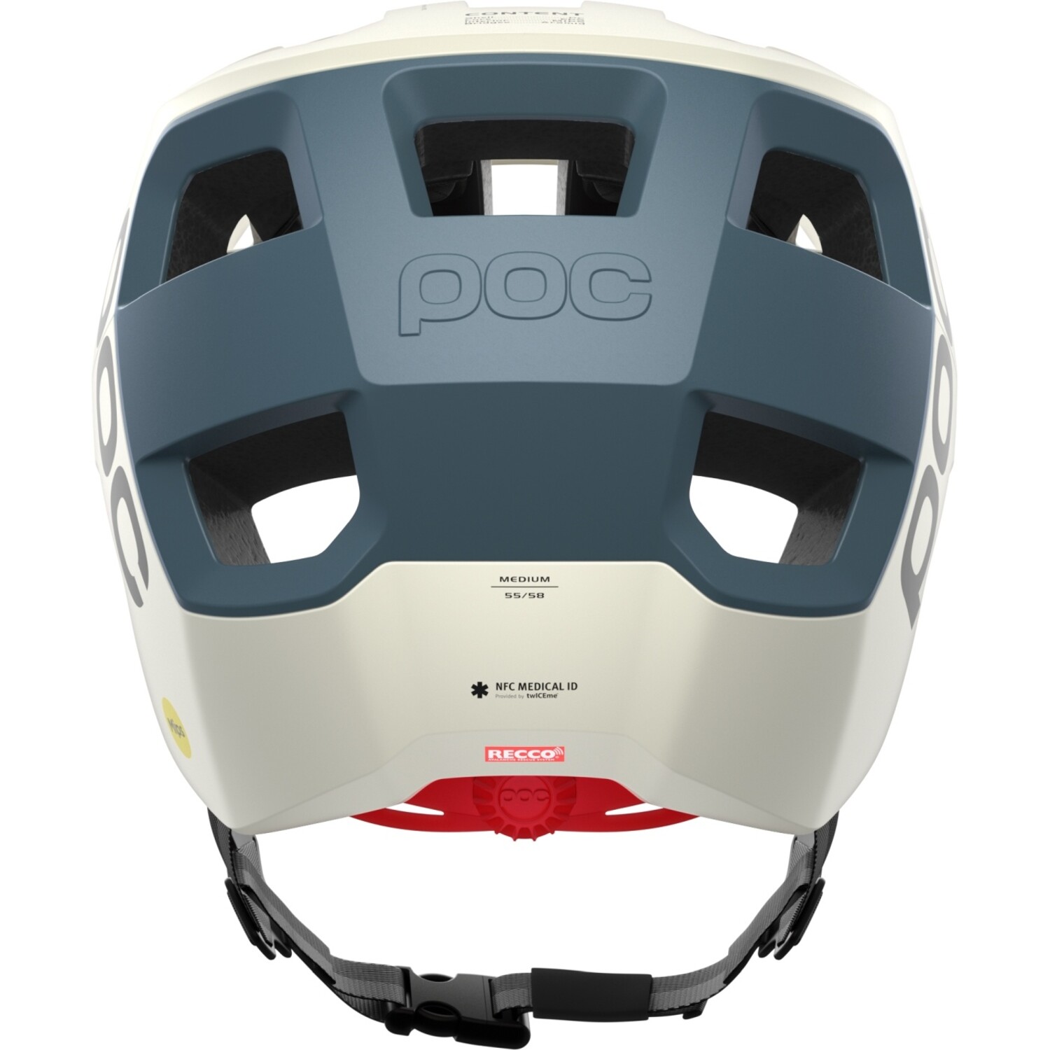 POC Casque Kortal Race MIPS Blanc Blue Mat Vélo 2000