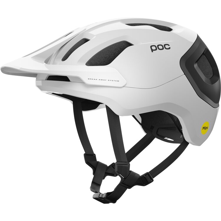POC POC Casque Axion Race MIPS Blanc / Noir Mat