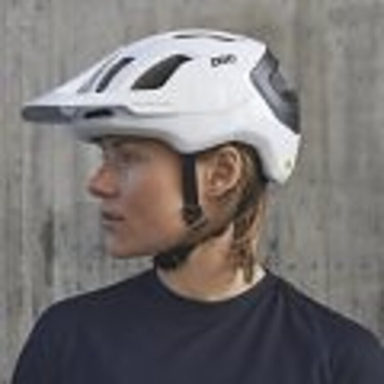 POC POC Casque Axion Race MIPS Blanc / Noir Mat