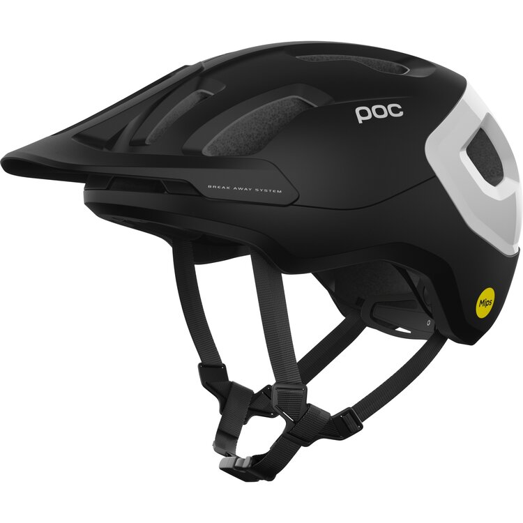 POC POC Casque Axion Race MIPS Noir Uranium / Blanc Mat