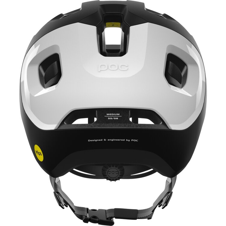 POC POC Casque Axion Race MIPS Noir Uranium / Blanc Mat