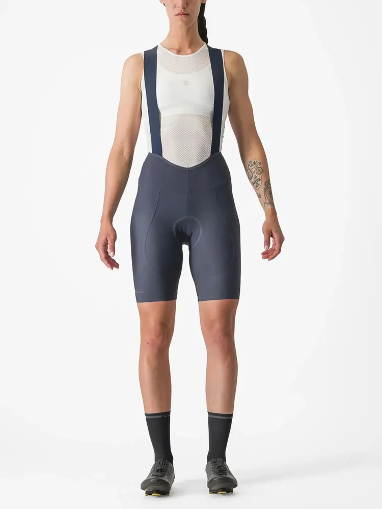 Castelli Castelli Bib Femme Espresso W DT Bleu